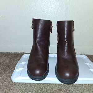Forever 21 Rich Brown Ankle Boots